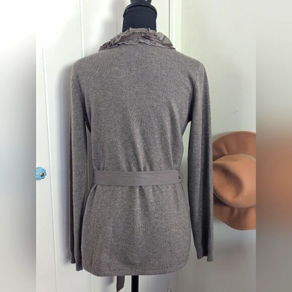 Peck & Peck Cashmere Wool Cardigan S Whimsigoth Witchy Old Money Countryside - Picture 5 of 8